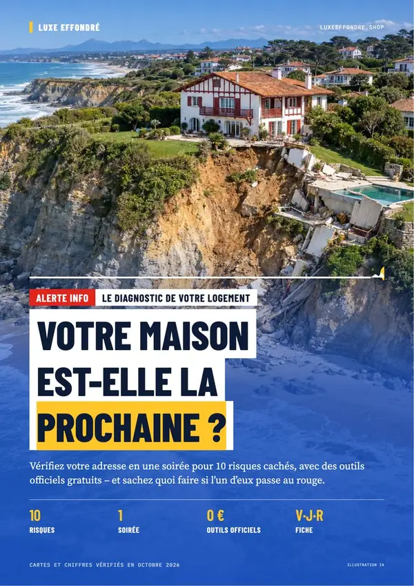 Couverture de « Votre maison est-elle la prochaine ? », Le diagnostic des risques de votre logement